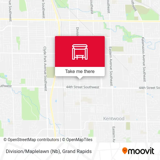 Division/Maplelawn (Nb) map