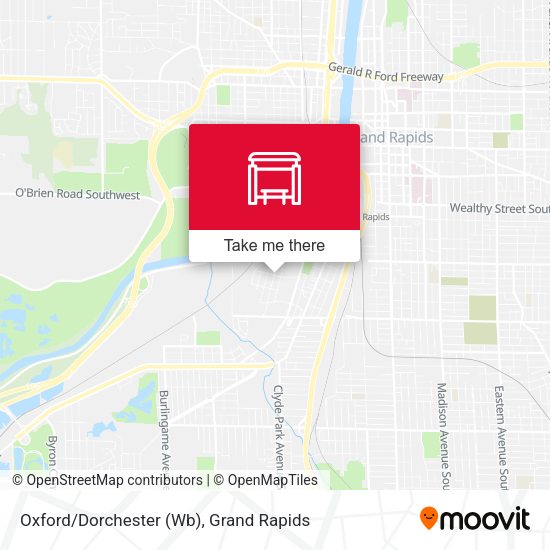 Oxford/Dorchester (Wb) map