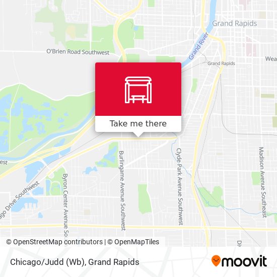 Chicago/Judd (Wb) map