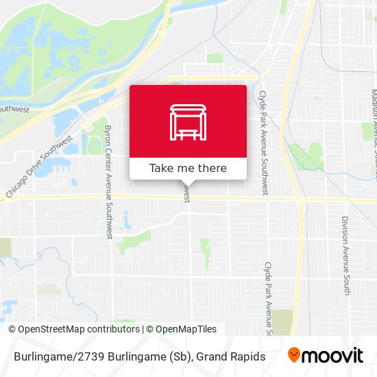 Burlingame / 2739 Burlingame (Sb) map