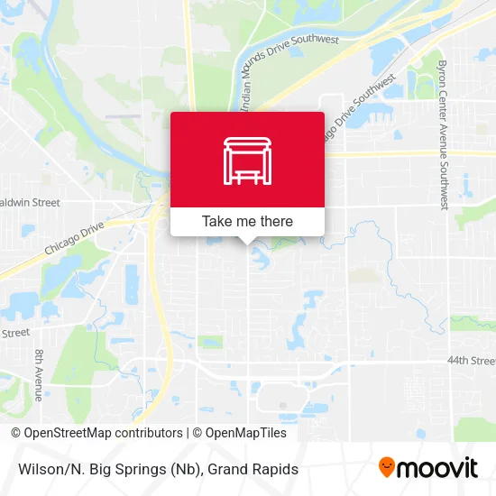 Mapa de Wilson/N. Big Springs (Nb)