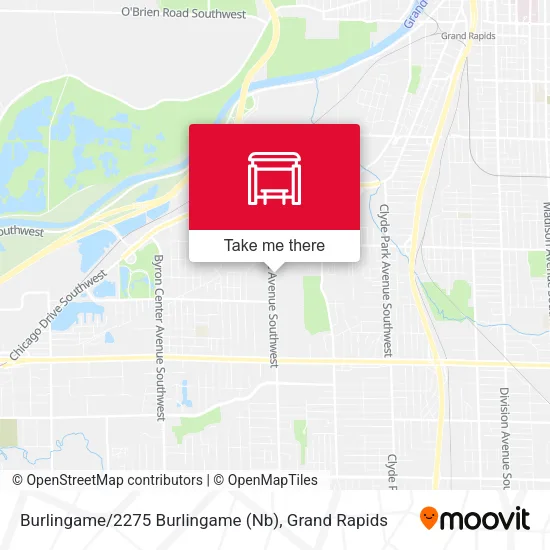 Mapa de Burlingame / 2275 Burlingame (Nb)
