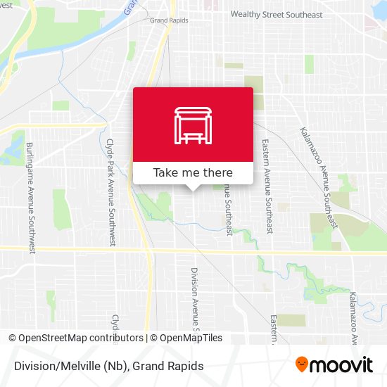 Division/Melville (Nb) map