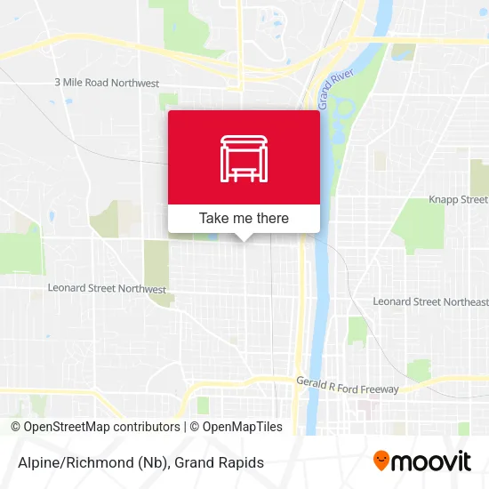 Mapa de Alpine/Richmond (Nb)