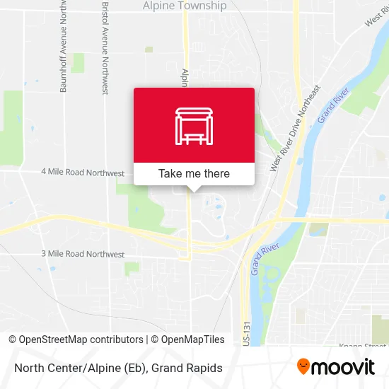 North Center/Alpine (Eb) map