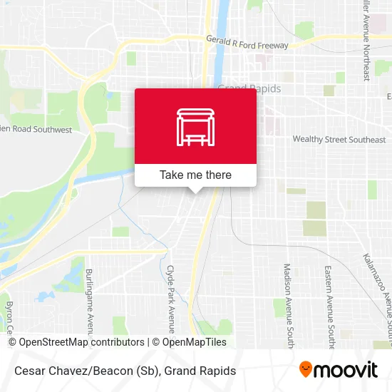 Cesar Chavez/Beacon (Sb) map