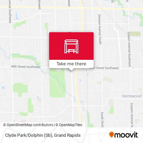 Clyde Park/Dolphin (Sb) map