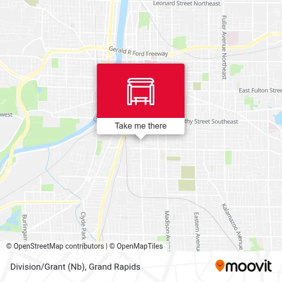 Division/Grant (Nb) map