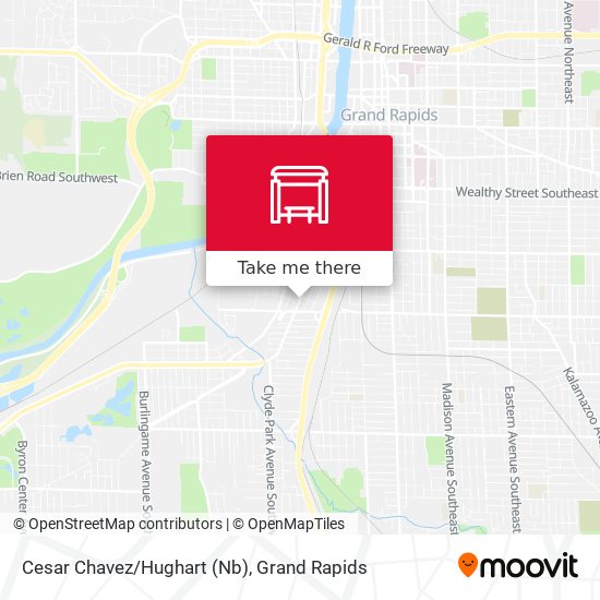 Cesar Chavez/Hughart (Nb) map