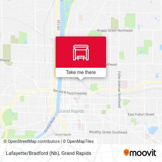 Lafayette/Bradford (Nb) map