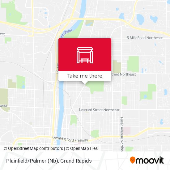 Plainfield/Palmer (Nb) map