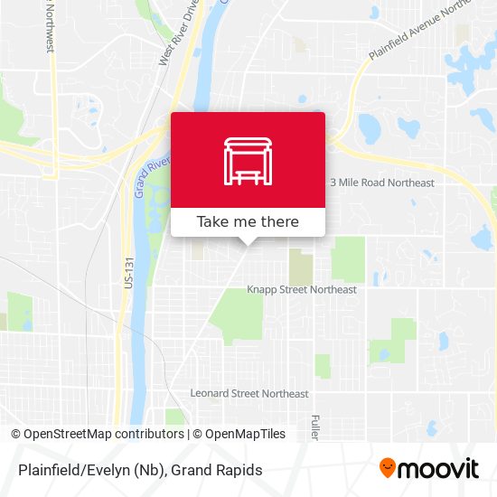 Plainfield/Evelyn (Nb) map