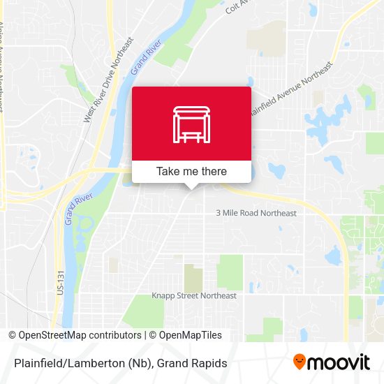 Plainfield/Lamberton (Nb) map