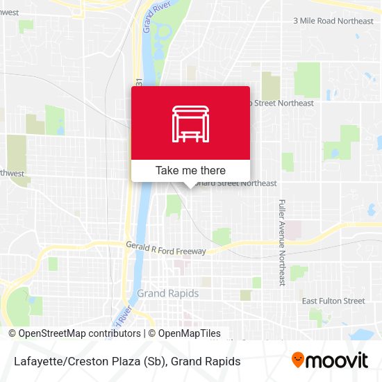 Mapa de Lafayette/Creston Plaza (Sb)