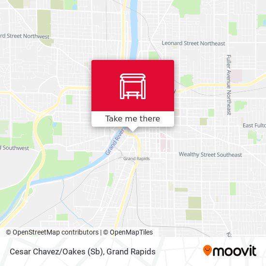 Cesar Chavez/Oakes (Sb) map