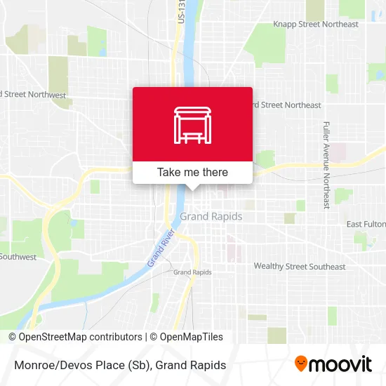 Mapa de Monroe/Devos Place (Sb)