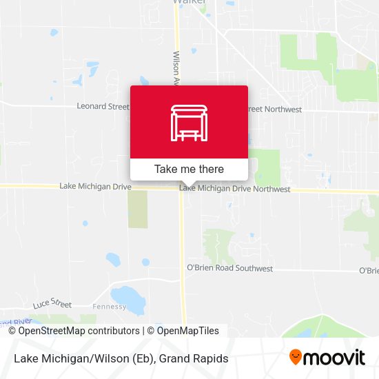 Lake Michigan/Wilson (Eb) map