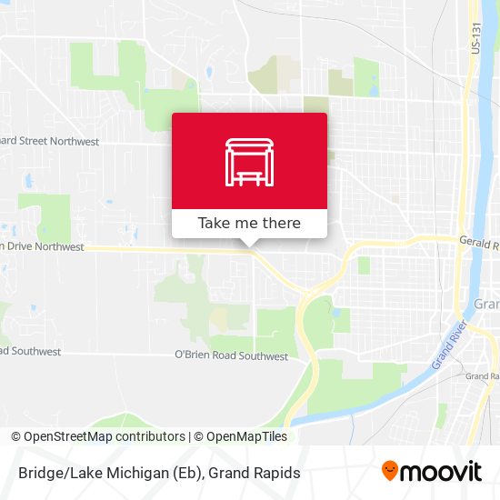 Bridge/Lake Michigan (Eb) map