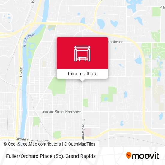 Mapa de Fuller/Orchard Place (Sb)