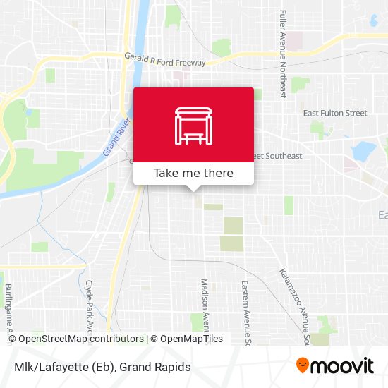 Mlk/Lafayette (Eb) map