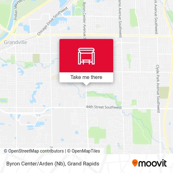 Mapa de Byron Center/Arden (Nb)