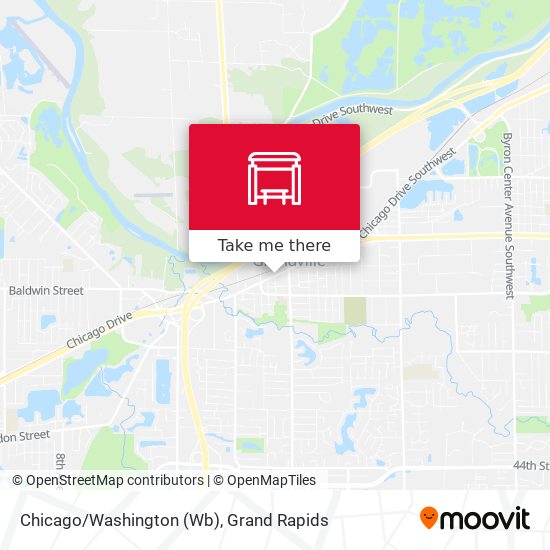 Chicago/Washington (Wb) map