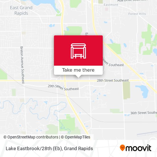 Lake Eastbrook/28th (Eb) map