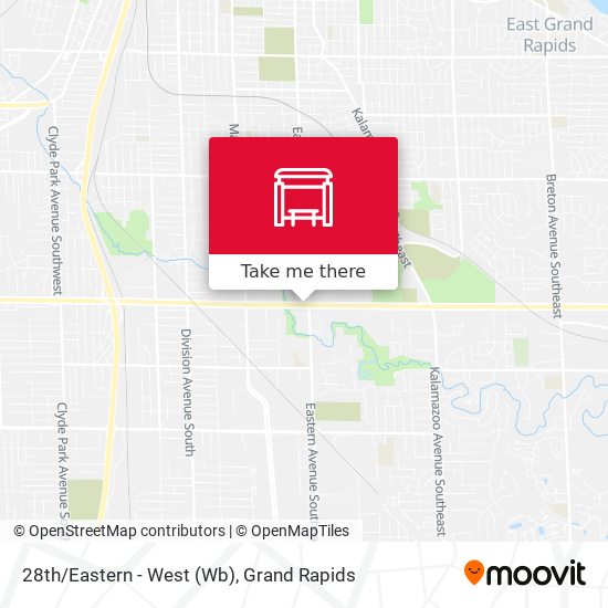 Mapa de 28th/Eastern - West (Wb)