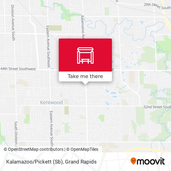 Kalamazoo/Pickett (Sb) map