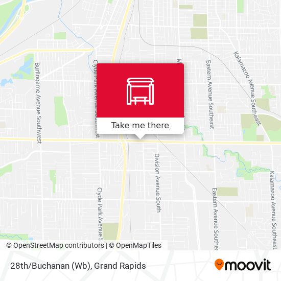 Mapa de 28th/Buchanan (Wb)