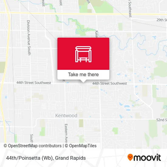 Mapa de 44th/Poinsetta (Wb)