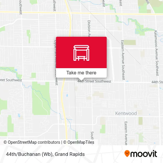 Mapa de 44th/Buchanan (Wb)