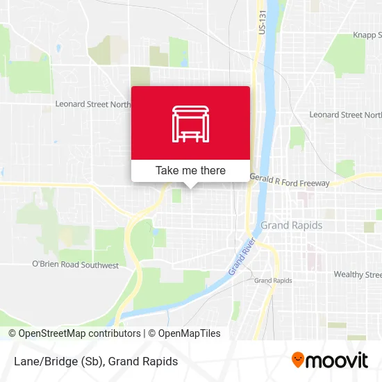 Lane/Bridge (Sb) map