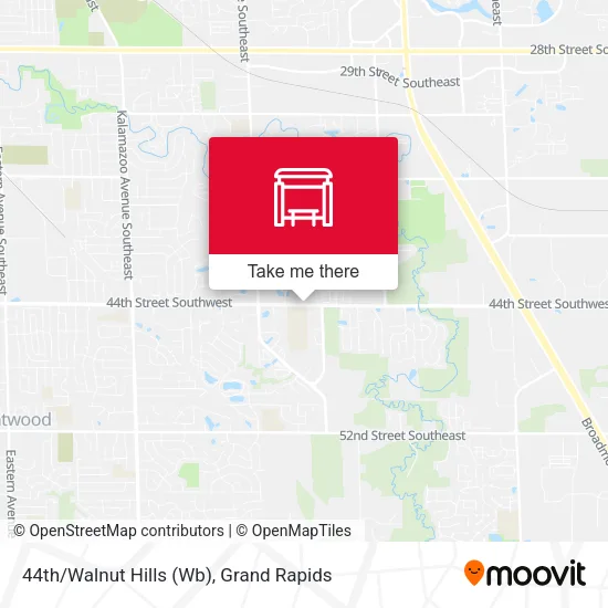 Mapa de 44th/Walnut Hills (Wb)