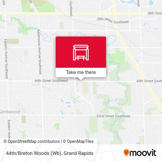 44th/Breton Woods (Wb) map