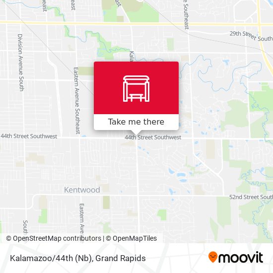 Kalamazoo/44th (Nb) map