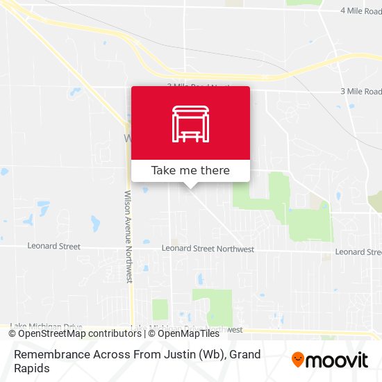 Remembrance Across From Justin (Wb) map