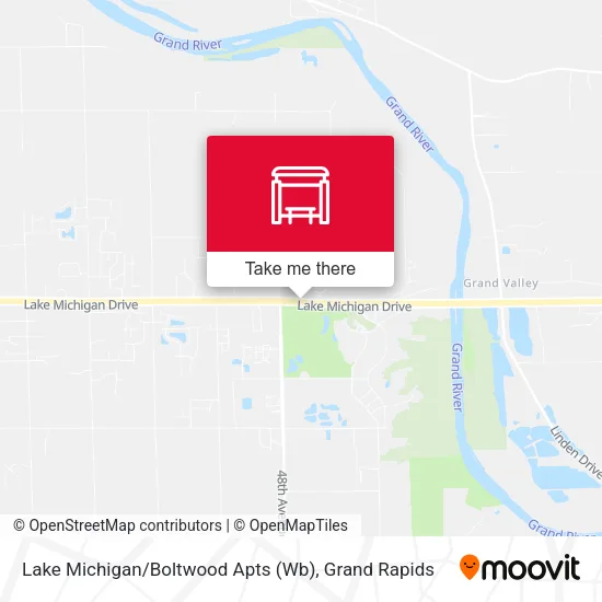 Mapa de Lake Michigan / Boltwood Apts (Wb)