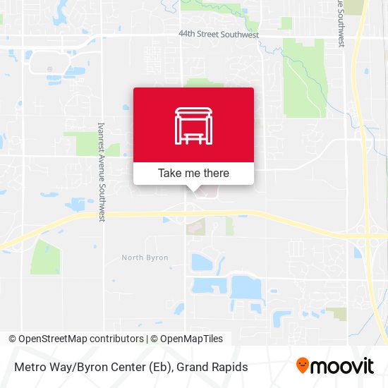 Metro Way/Byron Center (Eb) map