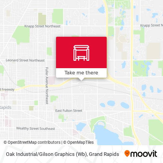 Oak Industrial / Gilson Graphics (Wb) map