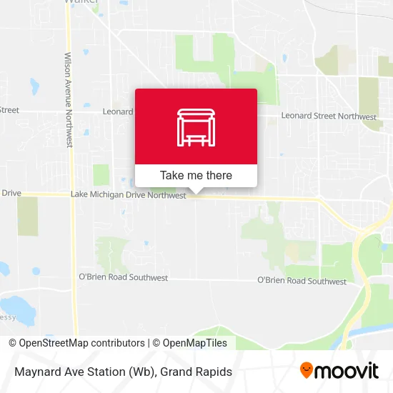 Mapa de Maynard Ave Station (Wb)