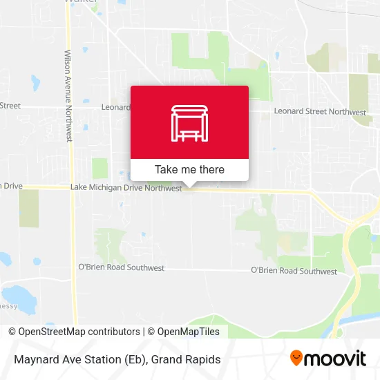 Mapa de Maynard Ave Station (Eb)