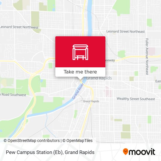 Mapa de Pew Campus Station (Eb)
