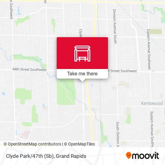 Mapa de Clyde Park/47th (Sb)