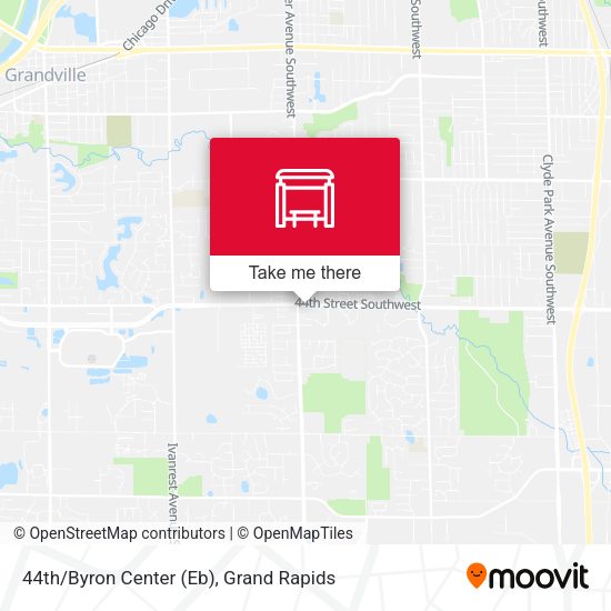44th/Byron Center (Eb) map
