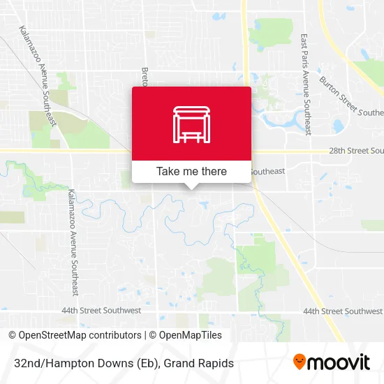 Mapa de 32nd/Hampton Downs (Eb)