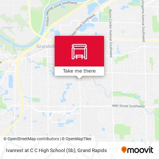 Ivanrest at C C High School (Sb) map