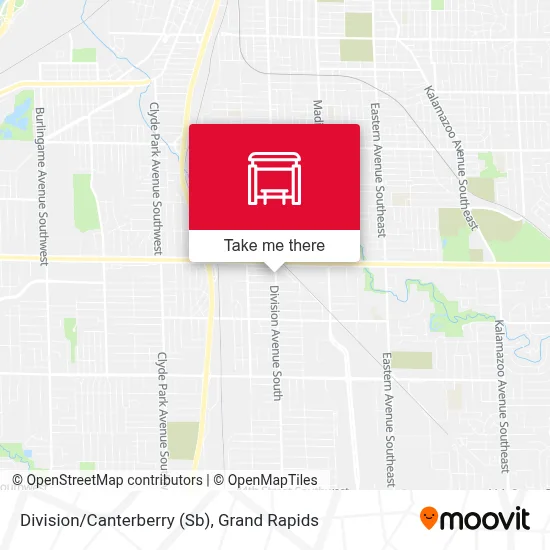 Division/Canterberry (Sb) map