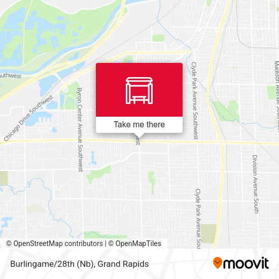 Mapa de Burlingame/28th (Nb)