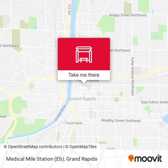 Medical Mile Station (Eb) map